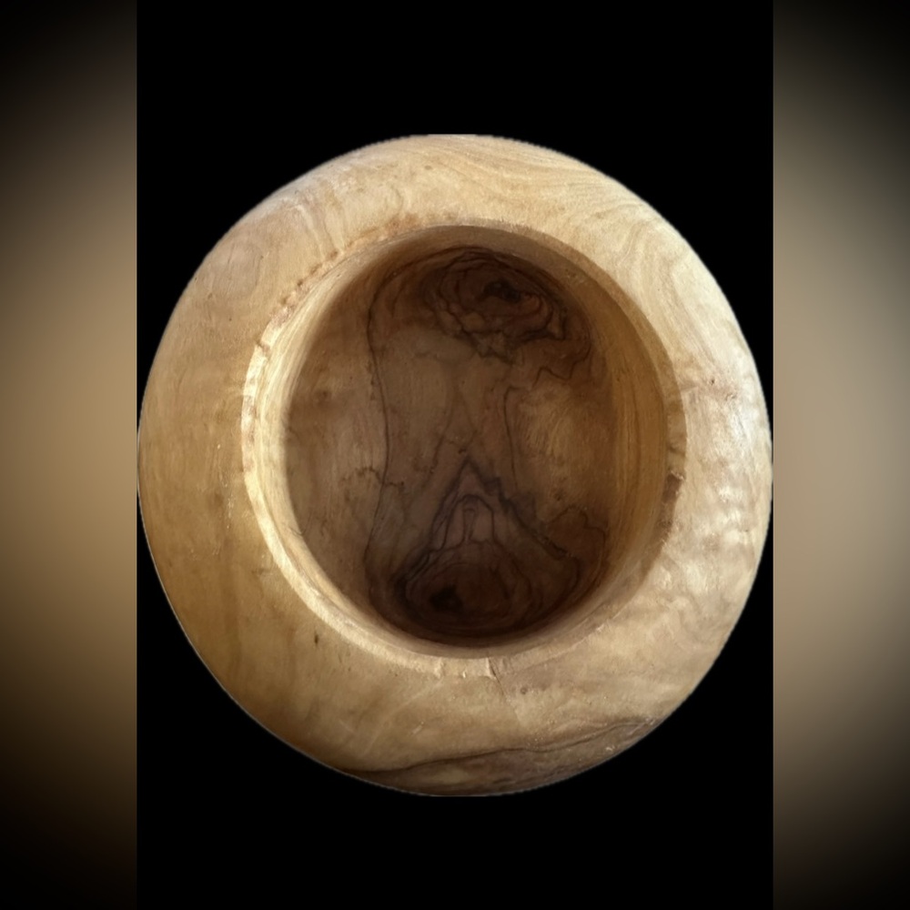 Artisan Handmade Wooden Rich Olive Wood Mortar and Pestle Set Spices Herbs OOAK - Picture 11 of 11